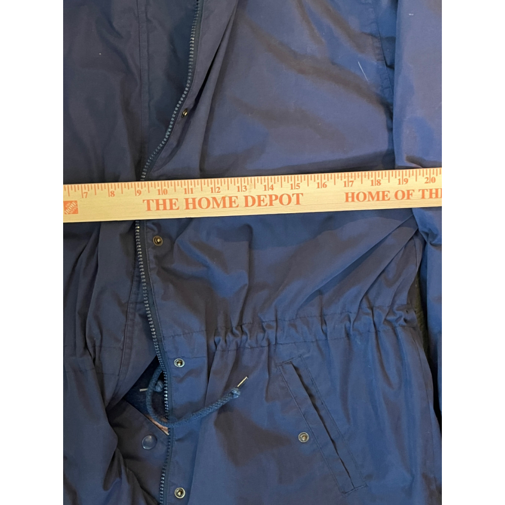 Women's AJ Sport Navy Hooded Jacket with Aztec Fleece Lining M - Picture 9 of 11